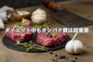 ダイエット中のタンパク質