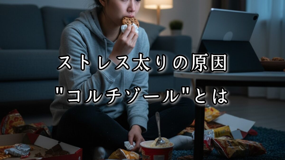 薬院・高砂エリアのパーソナルジムTRYCEが教える｜ストレス太りの原因”コルチゾール″とは