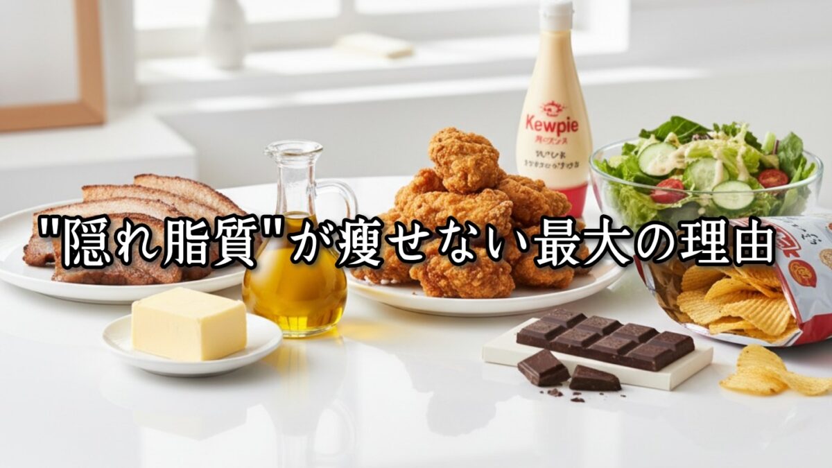 薬院・高砂エリアのパーソナルジムTRYCEが教える｜“隠れ脂質”が痩せない最大の原因