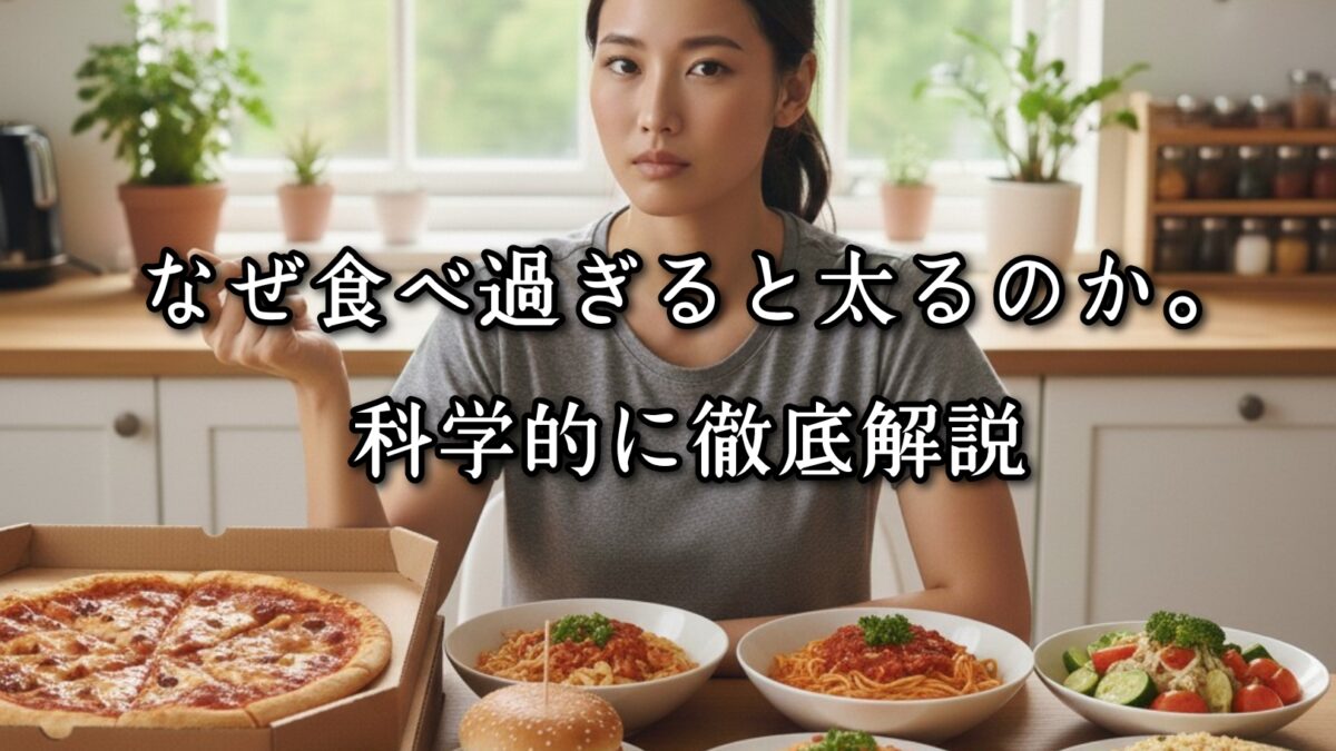 薬院・高砂エリアのパーソナルジムTRYCEが教える|なぜ食べ過ぎると太るのか。科学的に徹底解説。