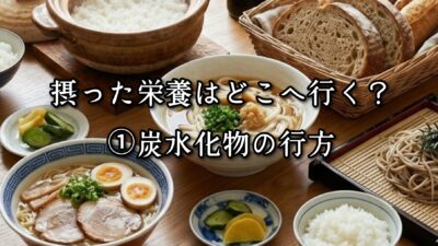 薬院・高砂エリアのパーソナルジムTRYCEが教える｜摂った栄養はどこへ行く？①炭水化物の行方