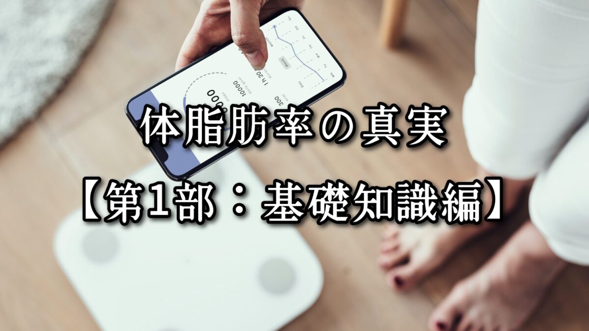 高砂・清川エリアのパーソナルジムTRYCEが教える｜体脂肪率の真実【第1部：基礎知識編】